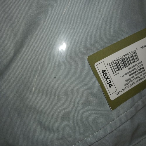 Mens 50x34 Big & Tall Athletic Chino Pants. Gray-Blue 5 Pocket Pants. New - Picture 11 of 11