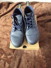 Dr Martin Women's Bonny Indigo Waxy Coated UK Size 6  22812403 Ankel Boots