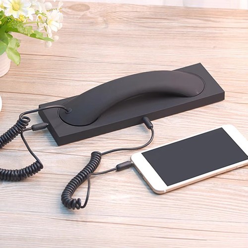 Universell Retro Telefonhörer Hörer Smartphone Anruf Headset 3 5mm Festnetz4317 - Zdjęcie 5 z 6