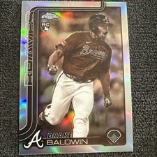 2025 Topps Chrome Update Series - Drake Baldwin #USC96 Sepia Refractor (RC)
