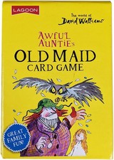 The Lagoon Group 2241 David Walliams Awful Auntie's Old Maid Card Game, Yellow