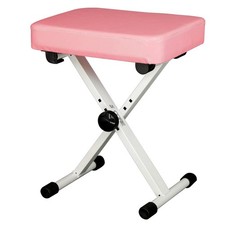 5 Core Keyboard Bench 3" Padded Piano Stool Adjustable 20.5" Heavy Duty Portable