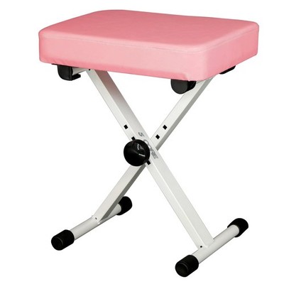 5 Core Keyboard Bench 3'' Padded Piano Stool Adjustable 20.5'' Heavy Duty Portable