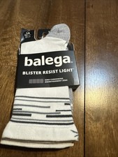 Balega blister resist Light socks. Zero Cushioning. Size Large