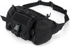 Tactical Military Waist Bag Pack 5L Men's Fanny Pack with Adjustable Waist Belt