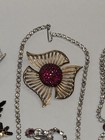 Large Lot Of Antique Vintage Jewelry Rhinestones Resale — photo 7