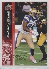 2022 Upper Deck CFL Exclusives 40/100 Jackson Jeffcoat #23 2j2