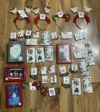 Claire  s Christmas lot Earrings  Headbands Lot 