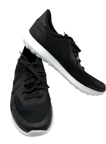 Scarpe da ginnastica donna Converse Lunarlon Stars tela nero bianco comode taglia 5