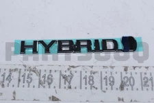 7537447112 Genuine Toyota EMBLEM, SIDE PANEL 75374-47112