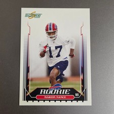 Martin Nance Buffalo Bills 2006 Score RC Rookie Football Card #346. rookie card picture
