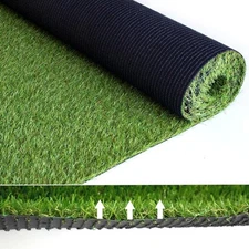 Artificial Grass Turf Rug Indoor Outdoor, 4x5 Feet 0.8" Fake Grass Carpet for...