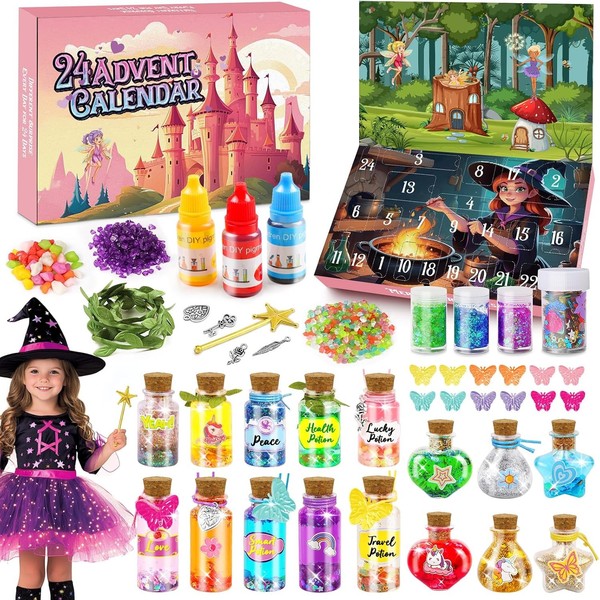 Adventskalender 2026 Kinder DIY ZauberträNke Bastelset FüR MäDchen Jungen Ab 6-image