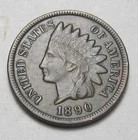 1890 INDIAN HEAD CENT,STRONG LIBERTY, DIAMONDS,VERY NICE COIN!!!!(A1)