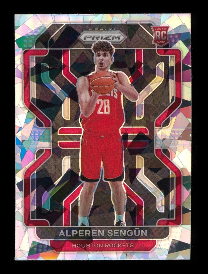 2021-22 Prizm: #318 Alperen Sengun Cracked Ice Ref RC NM-MT OR BETTER