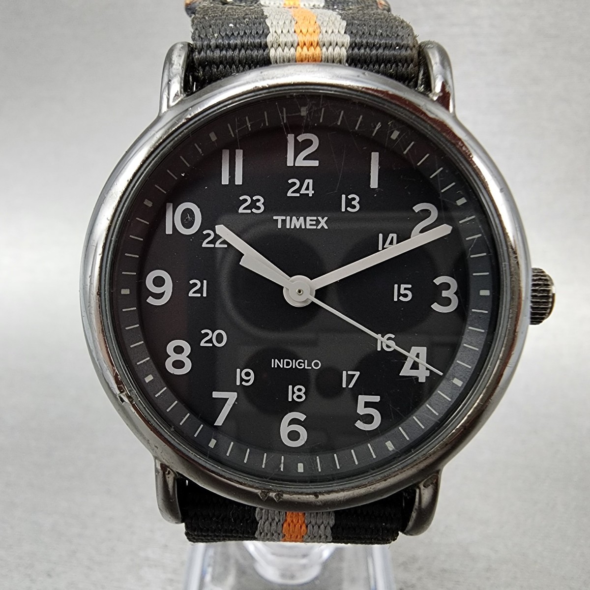 TIMEX×BEAMS weekenderビンテージブラック×ステンレス タイメックス 