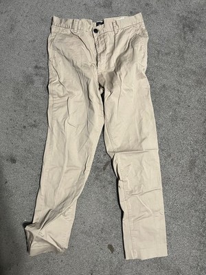 H&M Men's Slim Fit Stretch Flat Front Denim Pants BeigevPants Size 31x29