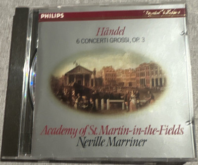 Handel 6 Concerti Grossi Op. 3 CD Album Klassik Philips Digital Classics 1981