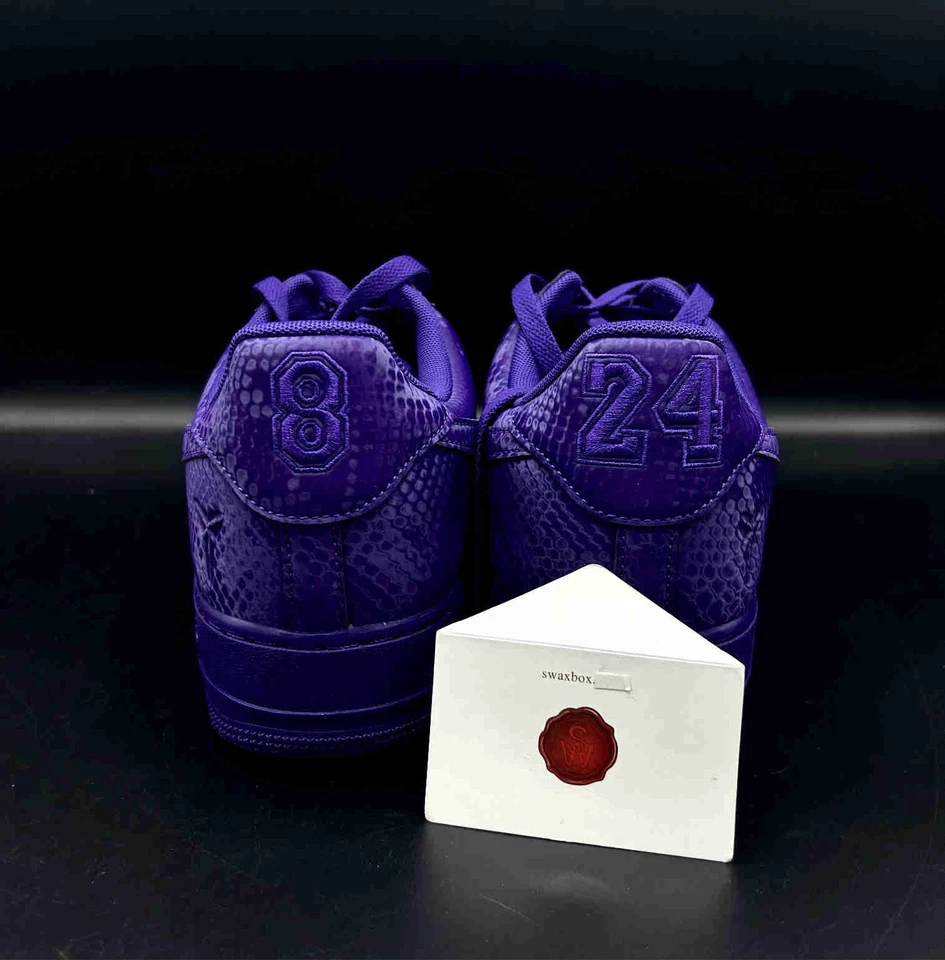 Nike Kobe Bryant x Air Force 1 Low Court púrpura IB0018 500 hombre talla Foto 4 de 4