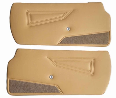 Fiat 124 Spider (1979-1982) - Door Panel w. Carpet, Beige, Pair, NEW - Bild 1 von 4