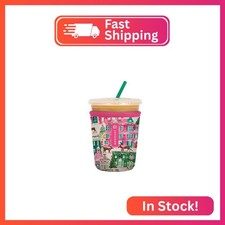 Sok It JavaSok Iced Coffee Cold Soda Insulated Neoprene Cup Sleeve Sugarplum