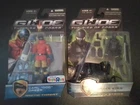 Lot Of 2 Figures G.I. Joe "Rise Of Cobra"  Doc & Snake Eye's City Strike "MOC"