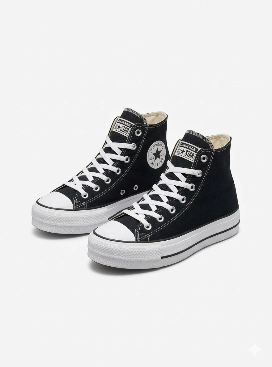 Converse Chuck Taylor All Star Platform High Top Black for sale | eBay
