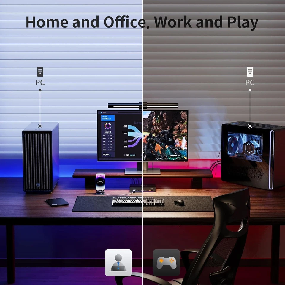 Meister 4K@144Hz HDMI KVM Switch 2 PC 1 Monitor für Spiele, USB 3.0 HDMI 2.1 ... - Bild 4 von 4