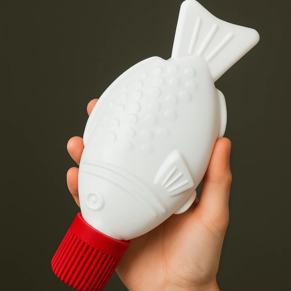 🇦🇺 30cm Soy Sauce Fish (REMOVABLE LID!) - Unique Home Decor Fun Storage Piece - image 3 of 4