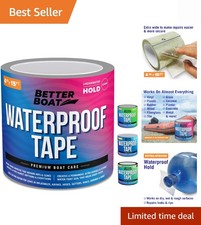 Marine Grade Waterproof Tape - 15 ft Leak Sealant for Underwater and Dry Use