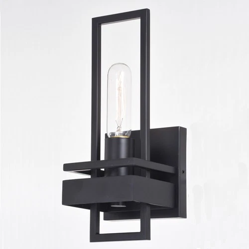 Vaxcel Lighting W0344 Marquis 1 Light 12" Tall Wall Sconce - Black - Picture 8 of 11
