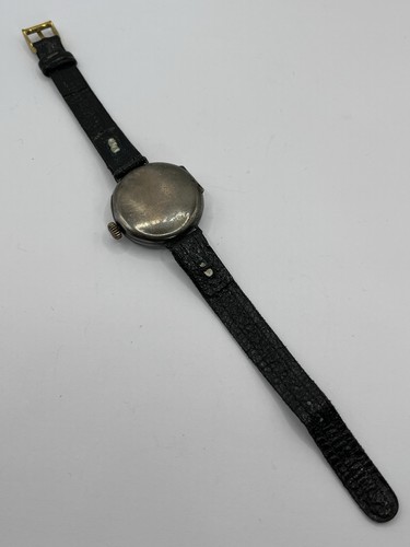Antique 1918-19 George Stockwell Military? Solid Sterling Silver Watch - Working - Picture 6 of 11