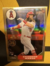 2022 Topps Chrome - 1987 Topps Baseball Brandon Marsh #87BC-18 (RC)