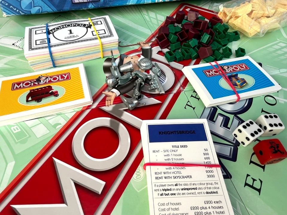 MONOPOLY The Mega Edition Board Game original 2007 - 100% Complete VGC Xmas Fun! - Image 2 of 4