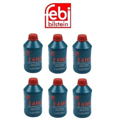 6x 1Liter Hydraulic System Fluid Abc suspension Power Steering for Mercedes Febi