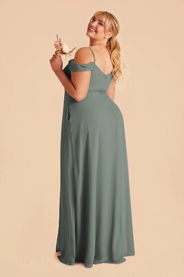 chiffon sea glass bridesmaid dresses Sharlie | Sea Glass main image 1