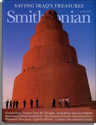 Smithsonian - 2003, June - Saving Iraq's Treasures, Breeding Elephants in Zoos