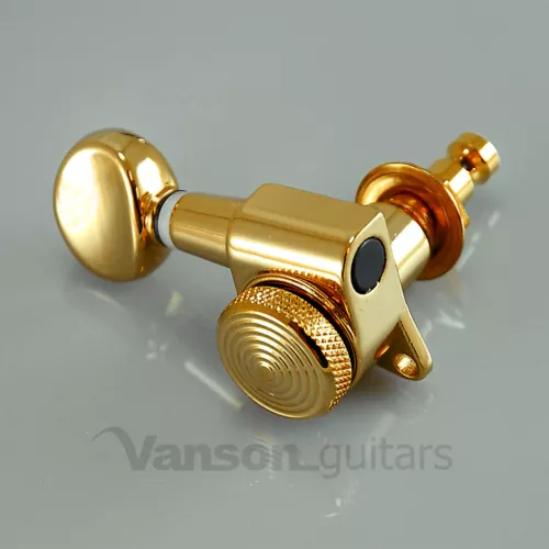 7 x Vanson Gold LOCKING Tuners, for Jackson, BC Rich, Schecter ®* V05SP-GD7 LH