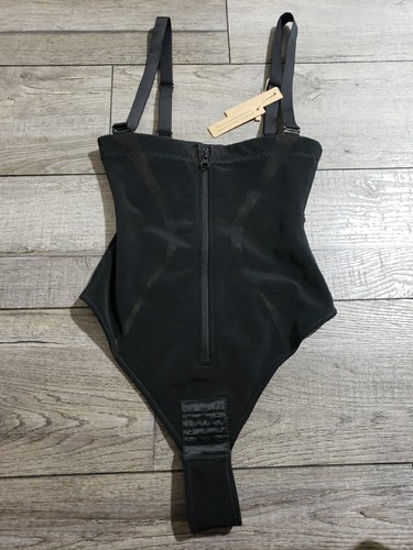SHAPELLX Shapewear Tummy Control Womens High Waist Body Shaper Thong Butt Lift S - 第 1/5 張圖片