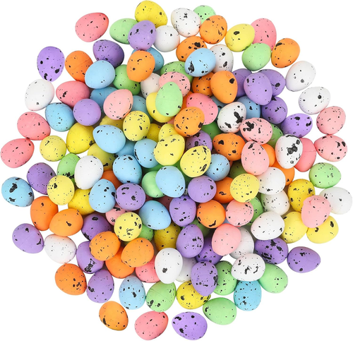 120 Pcs Decorative Easter Eggs Easter Mini Eggs Pastel Easter Eggs Foam Speckled - Picture 10 of 12