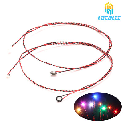2x LocoLee Universal LED Licht Accessories für Lego DIY Bausteine Bunte Lichter 