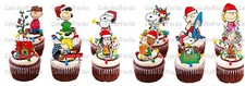 Charlie Brown Christmas CupCake Toppers Decoration