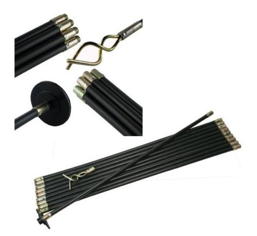 Toolzone PB061 Cleaning Tool Drain Rod Set - 12 Piece for sale  