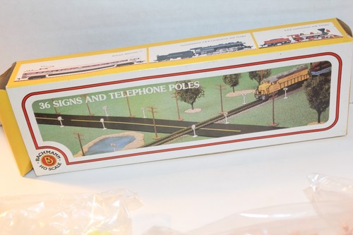 Bachmann Ho Scale Zug Modelleisenbahn Schilder Telefonmasten Personen - Bild 5 von 6