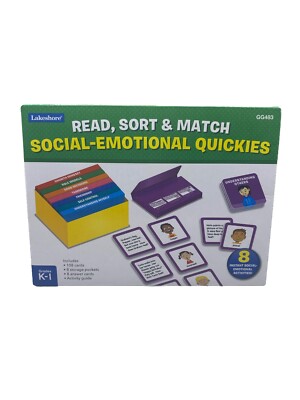 Lakeshore   Read, Sort & Match: Social-Emotional Quickies   GG483   New
