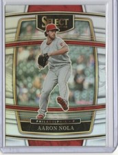 2022 Panini Select Aaron Nola Concourse Holo Prizm #82 - Philadelphia Phillies