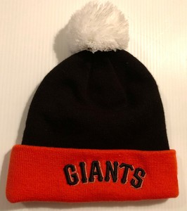 sf giants beanie with pom