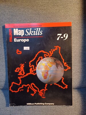 Map Skills Europe Grades 7-9 By R Scott & Patti M House 1993 Vintage VTG...