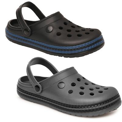 A2Z Herren Garten Clogs rutschfest Dusche Schieber Pantoletten Slipper Slipper Pool Strand