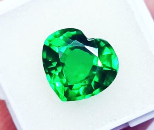 Heart Shape Green Natural Tsavorite Garnet 10.25 Ct Certified Loose Gemstone
